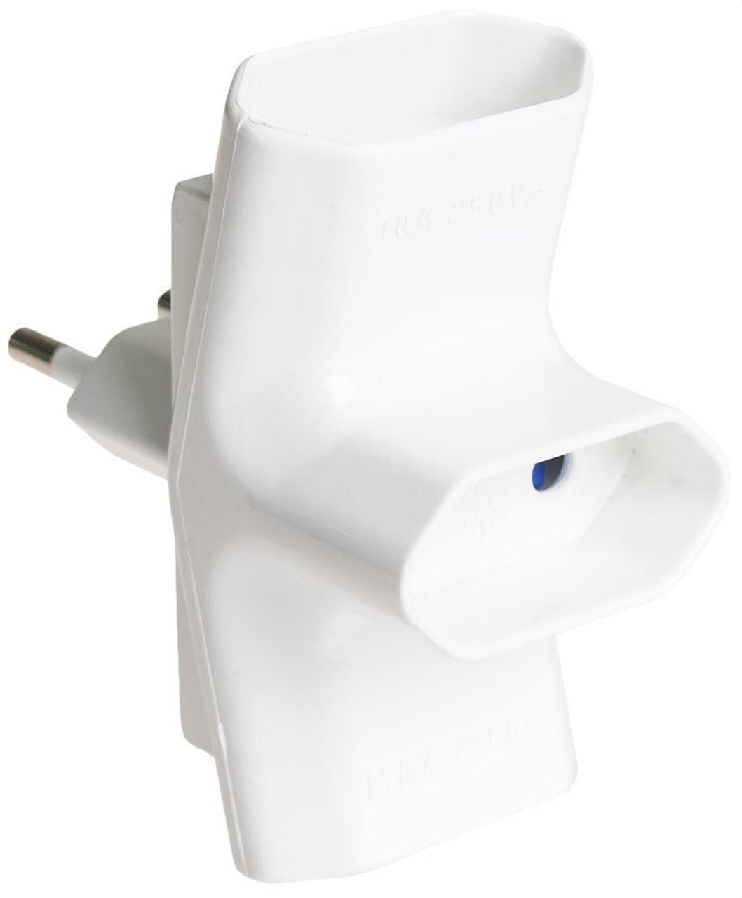 SOLERA - ADAPTADOR 3 TOMA BIPOLAR 10A 250V