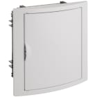SOLERA - Caja de distribución de empotrar de 8 elementos 205x233x72mm marco y puerta blancos