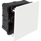 SOLERA - Caja de conexión de empotrar en tabique hueco de 100x100mm garra 12 entradas tubo diámetro 25