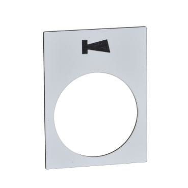 Schneider Electric - Etiqueta - 30 x 40 mm - blanco - alarma