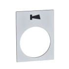 Schneider Electric - Etiqueta - 30 x 40 mm - blanco - alarma