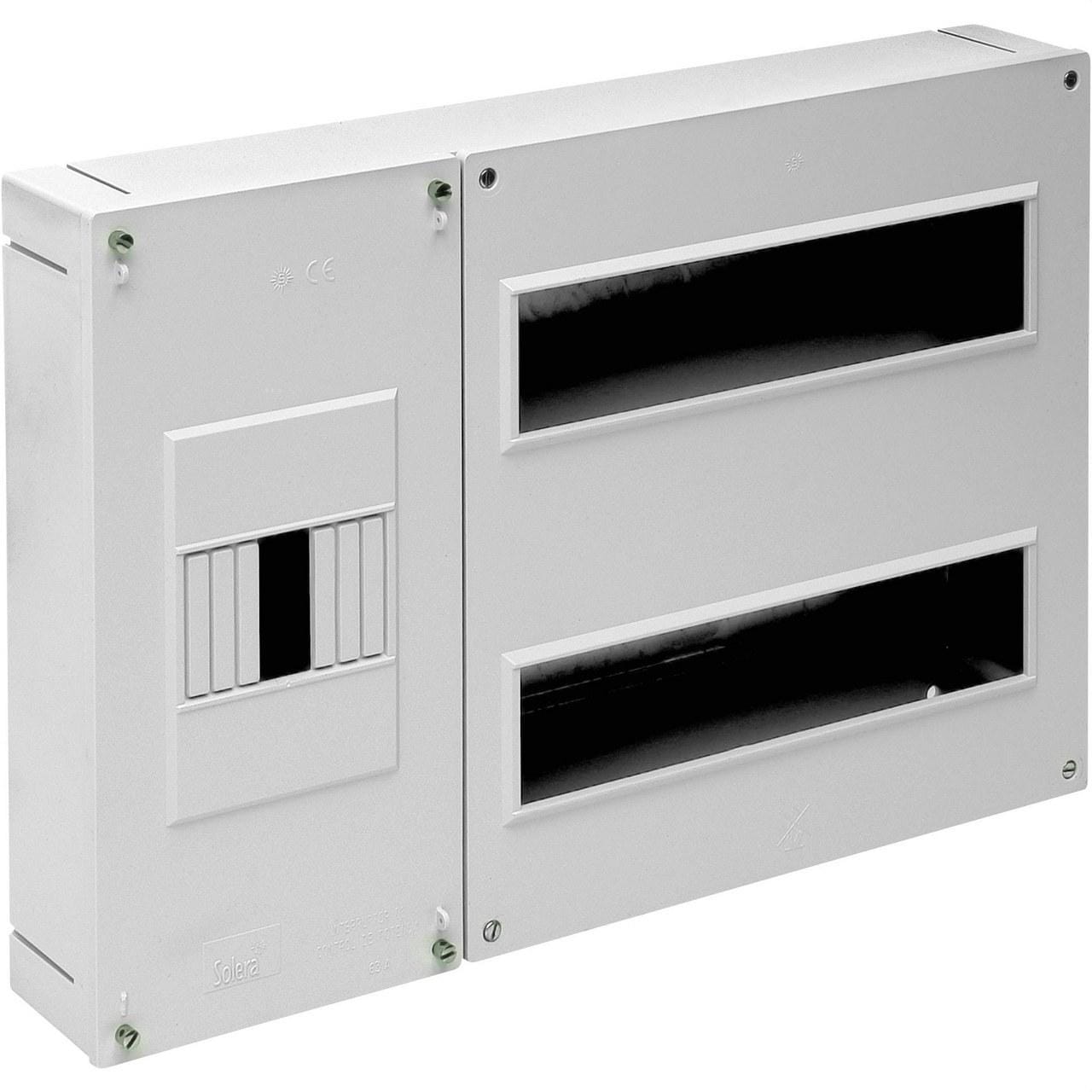 SOLERA - Caja superficie ICP/distancia 24 elementos blanca