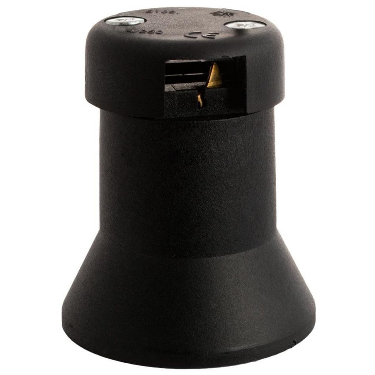 SOLERA - Portalámparas con rosca E-27 4A 250V para cable rectangular de 5x13mm