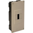 SOLERA - Caja empotrar Serie CL�?SICA con 4 elementos 125x270x68mm tapa marfil