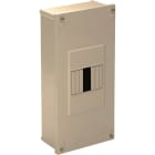 SOLERA - Caja distribución superficie 4 elementos 63A 125x270x68mm marfil