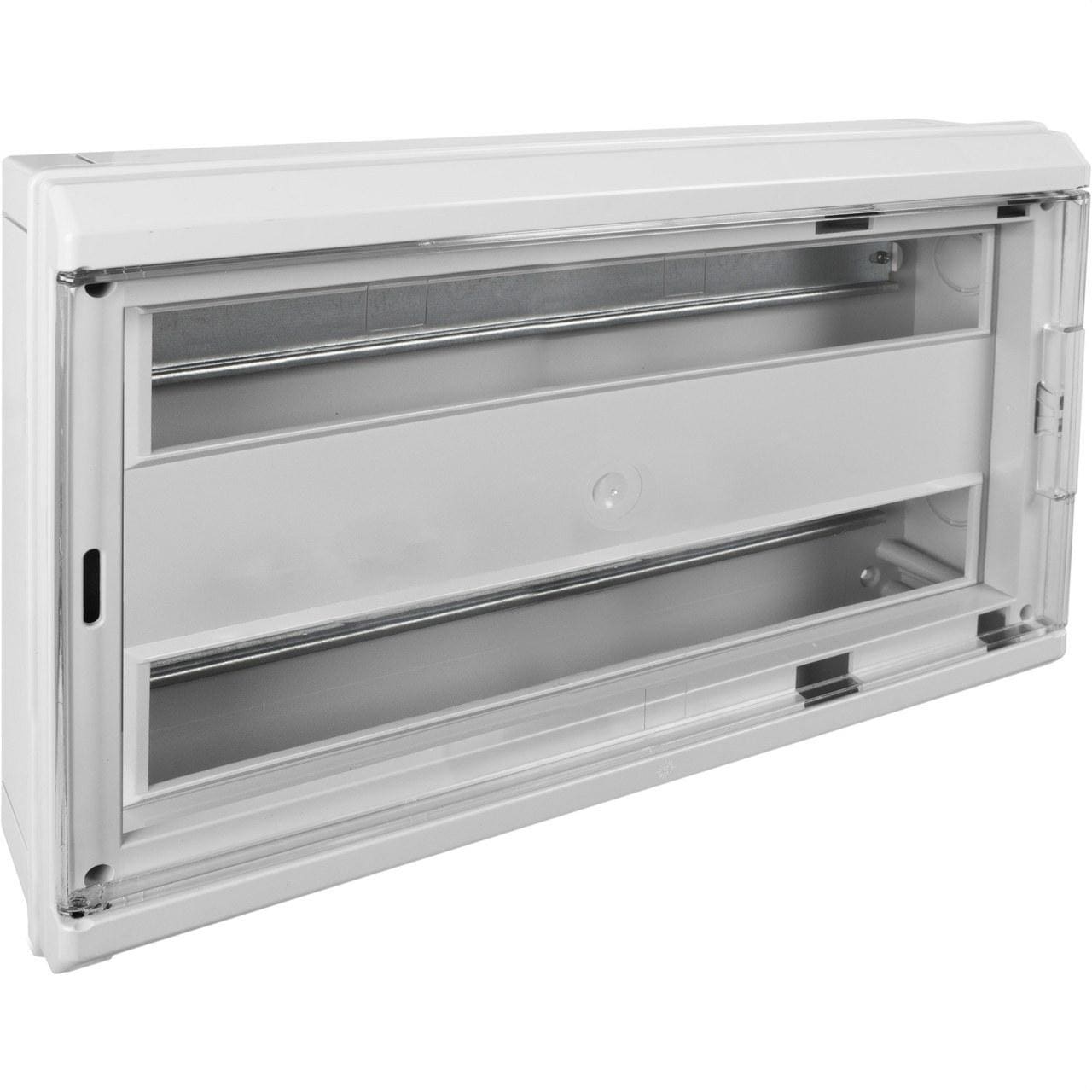 SOLERA - Caja distribución 410x270x68mm 38 elementos con tapa blanco
