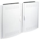SOLERA - Conjunto para ICT 2 registros vacíos con puerta+marco blanco