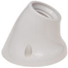 SOLERA - Portalámparas zócalo curvo E-27 blanco