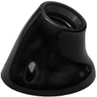 SOLERA - Portalámparas zócalo curvo E-27 negro