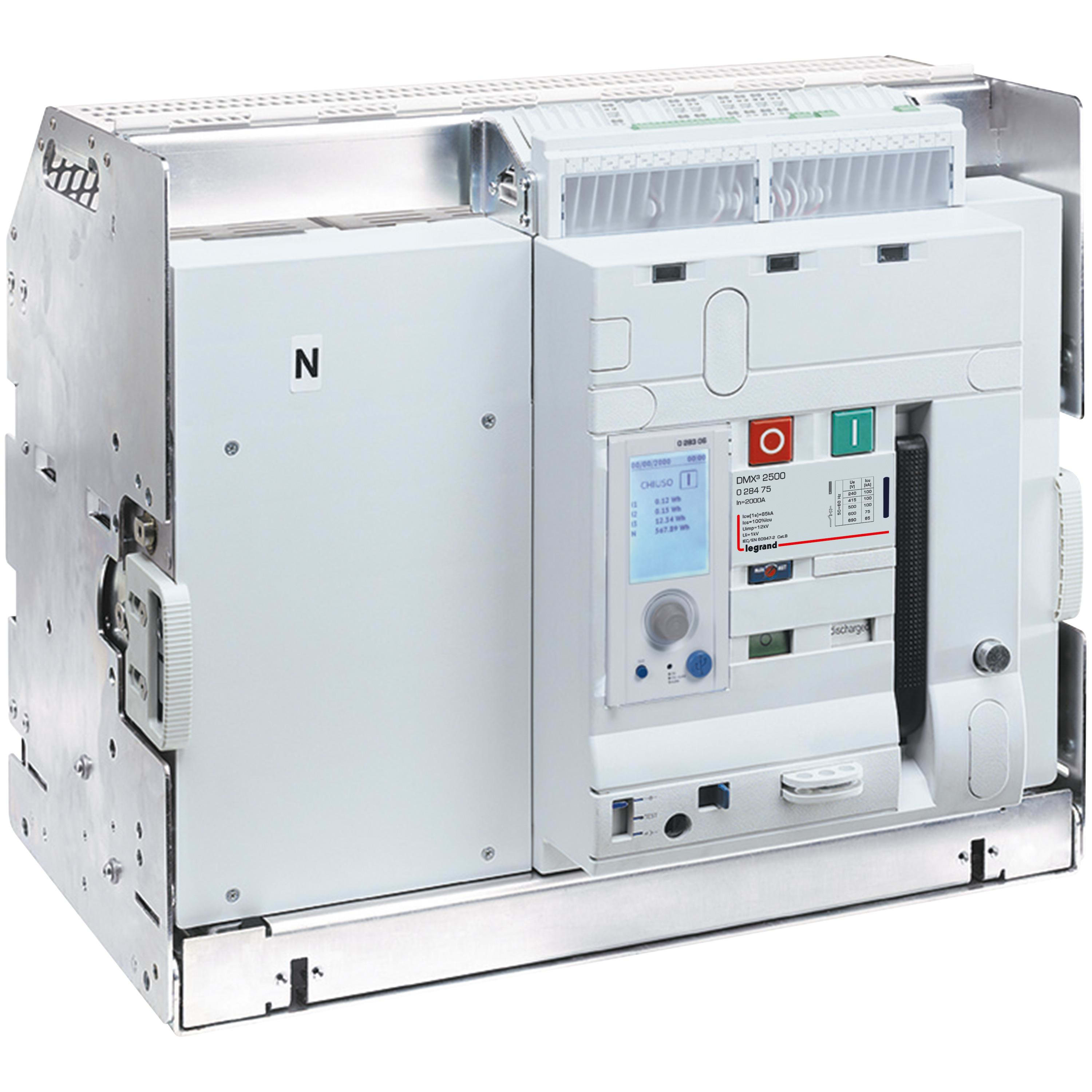 LEGRAND - Interruptor automático de bastidor abierto DMX³ 2500 - secc - 100kA - 4P - 2000A