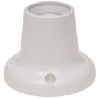 SOLERA - Portalámparas zócalo recto E-27 blanco