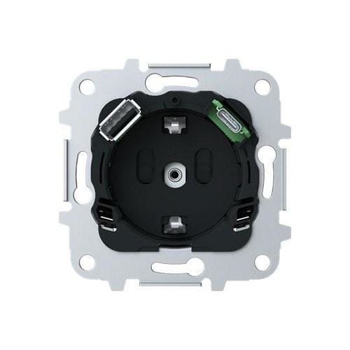 ABB - BASE ENCHUFE CON USB A+C FLOWPACK ·