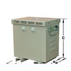 TECNOTRAFO - Autotransformador trifásico AT 5kVA IP23 400/230V N reversible
