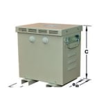 TECNOTRAFO - Transformador monofásico TRG 6,3kVA IP23 230/230V