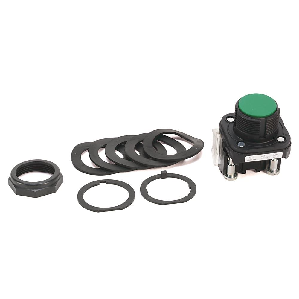ROCKWELL - BOTÓN PULSADOR MOMENTANEO 30mm POLIBUTILENO 800H-AR7A
