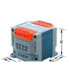 TECNOTRAFO - Transformador monofásico TKS 200VA IP20 230-400-460/12-24V