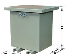 TECNOTRAFO - Autotransformador trifásico AT 100kVA IP65 400/230V N reversible