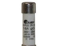 CRADY - Fusible cilíndrico ZR-00 (8,5x31,5) 6A clase-gG