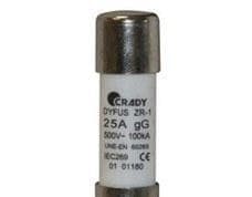 CRADY - Fusible cilíndrico ZR-1 (14x51) 25A clase-gG