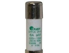 CRADY - Fusible cilíndrico ZR-0 (10,3x38) 25A clase-aM