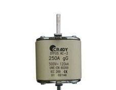 CRADY - Fusible de cuchilla AC-3 355A clase-gG