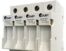 CRADY - Base portafusibles seccionable 4-ZRM-0 10x38 carril