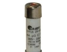 CRADY - Fusible cilíndrico ZR-00 (8,5x31,5) 16A con indicador