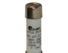 CRADY - Fusible cilíndrico ZR-00 (8,5x31,5) 20A con indicador