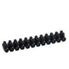 KOBAN - Regleta conexión poliamida 6.6 TS 16 BK negra