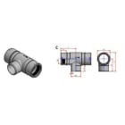 NIRON - Te electrosoldable H/M/H NIRON diámetro 200 gris SDR11