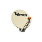 TELEVES - Antena parabólica OFF-SET aluminio disco 950 naranja