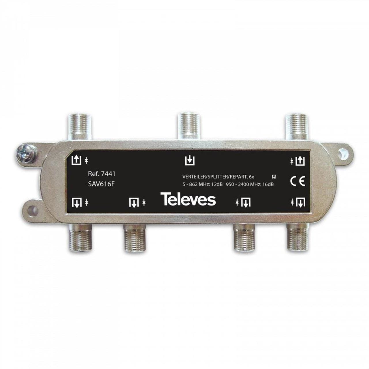 TELEVES - Repartidor 6D 12/16dB