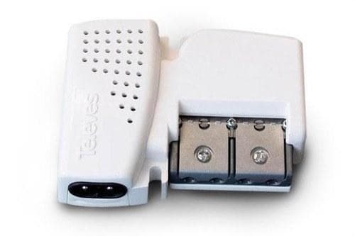 TELEVES - Amplificador vivienda 2S 47-790MHz G10/20dB ajustable
