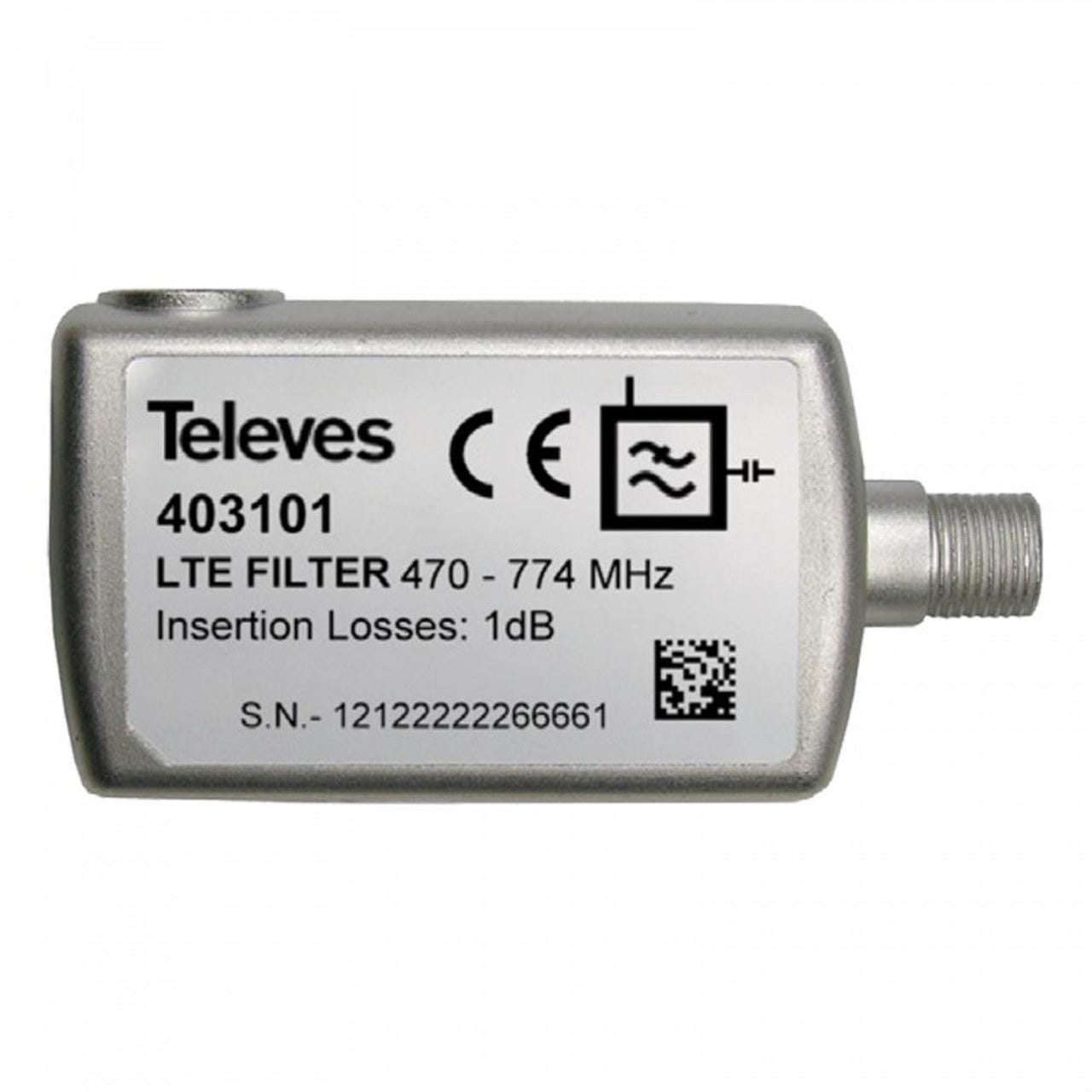 TELEVES - Filtro LTE57 F 470-766MHz UHF C21-57 exterior