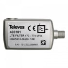 TELEVES - Filtro LTE57 F 470-766MHz UHF C21-57 exterior