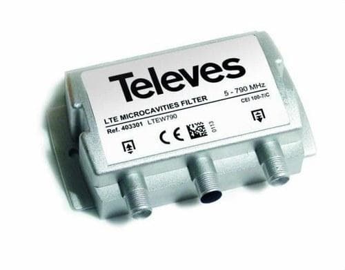 TELEVES - Filtro LTE60 Easyf 5-790MHz VHF/UHF C21-60