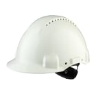 3M MERCADOS ELECTRICOS - 3M™ Casco, Uvicator, con arnés de ruleta, ventilado y banda antisudor de plástico, blanco, G3000NUV-VI