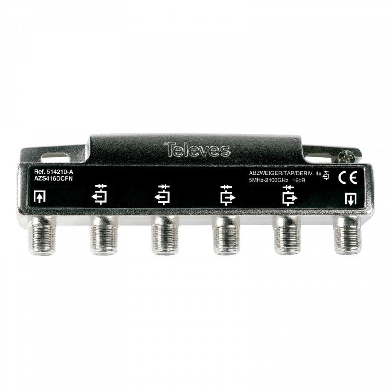 TELEVES - Derivador 5 2400MHz F 4D 16dB A+DC