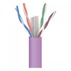 TELEVES - Cable datos DK6000 U/UTP Dca Cu 23AWG CAT6 diámetro 6,2mm LSFH 1000m violeta