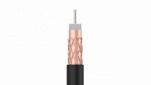 TELEVES - Cable coaxial CXT PVC Eca 18VRtC Ø 1,00/4,8/6,6mm blanco (en bobina de plástico 250m)