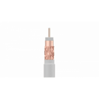 TELEVES - Cable coaxial T-100plus PVC Eca Clase A 16VRtC Ø 1,13/4,8/6,6mm blanco (en bobina de plástico de 100m)
