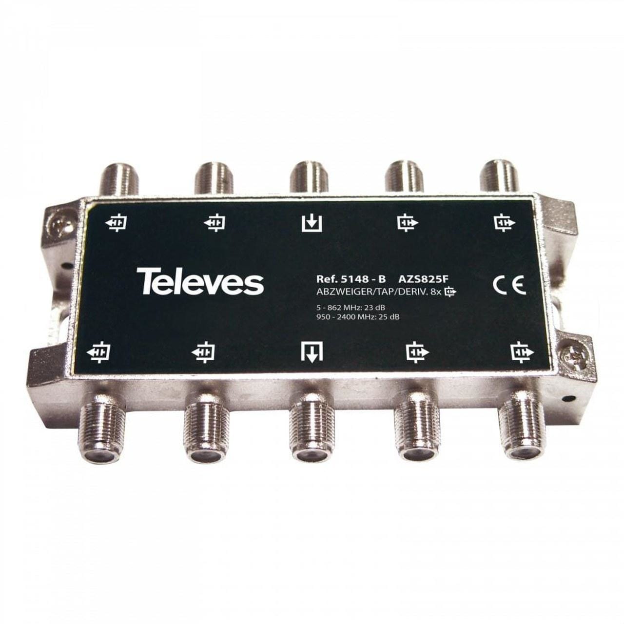 TELEVES - Derivador interior 80 con conector F 23dB B
