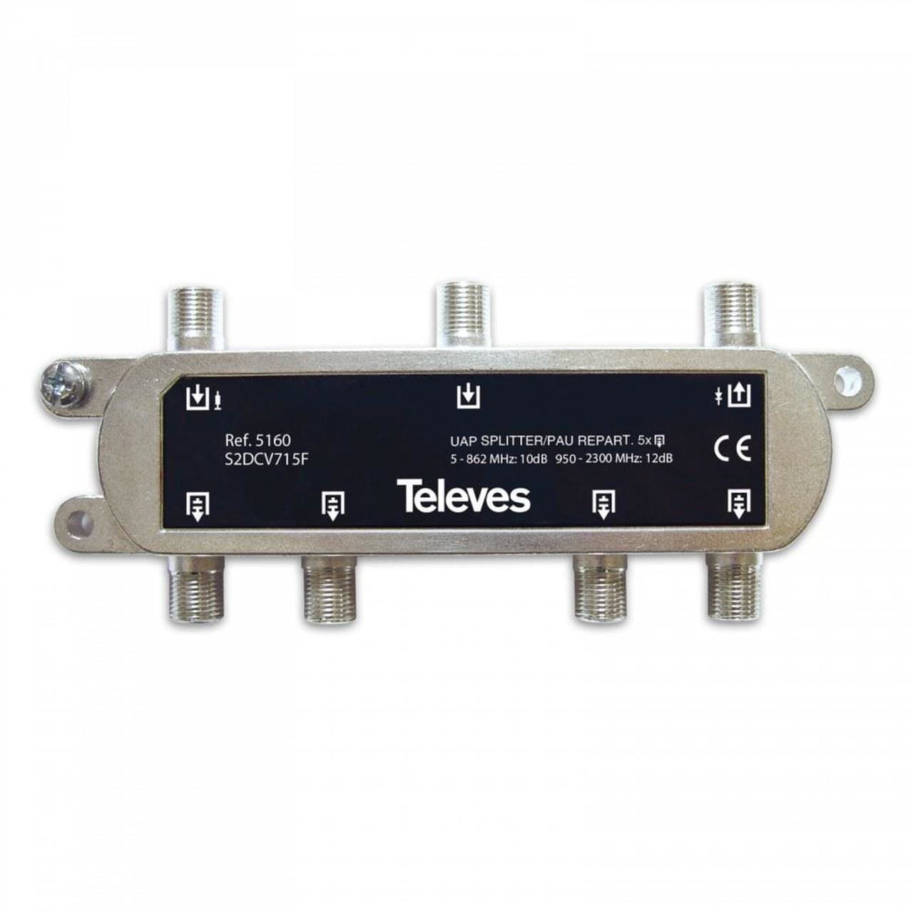 TELEVES - Repartidor interior 5D 10/12dB+PAU