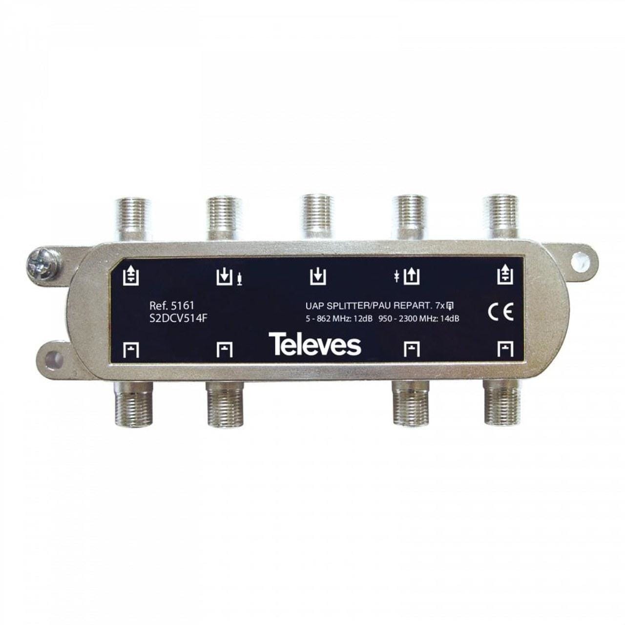 TELEVES - Repartidor interior 7D 12/14 dB+PAU