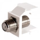 TELEVES - Soporte adaptador F H-H coaxial