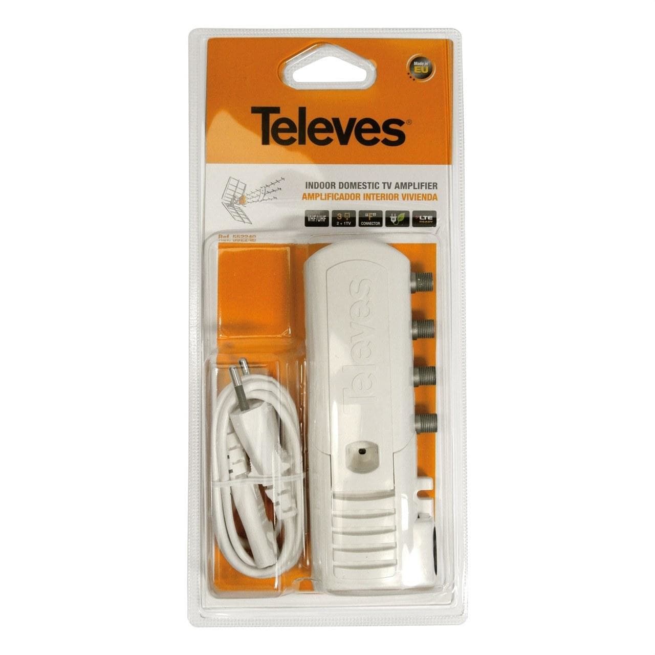 TELEVES - Amplificador vivienda 2S++TV F 47 790MHz G20dB