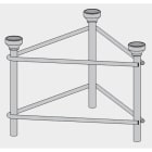 TELEVES - Base fija empotrable torreta 360 RPR