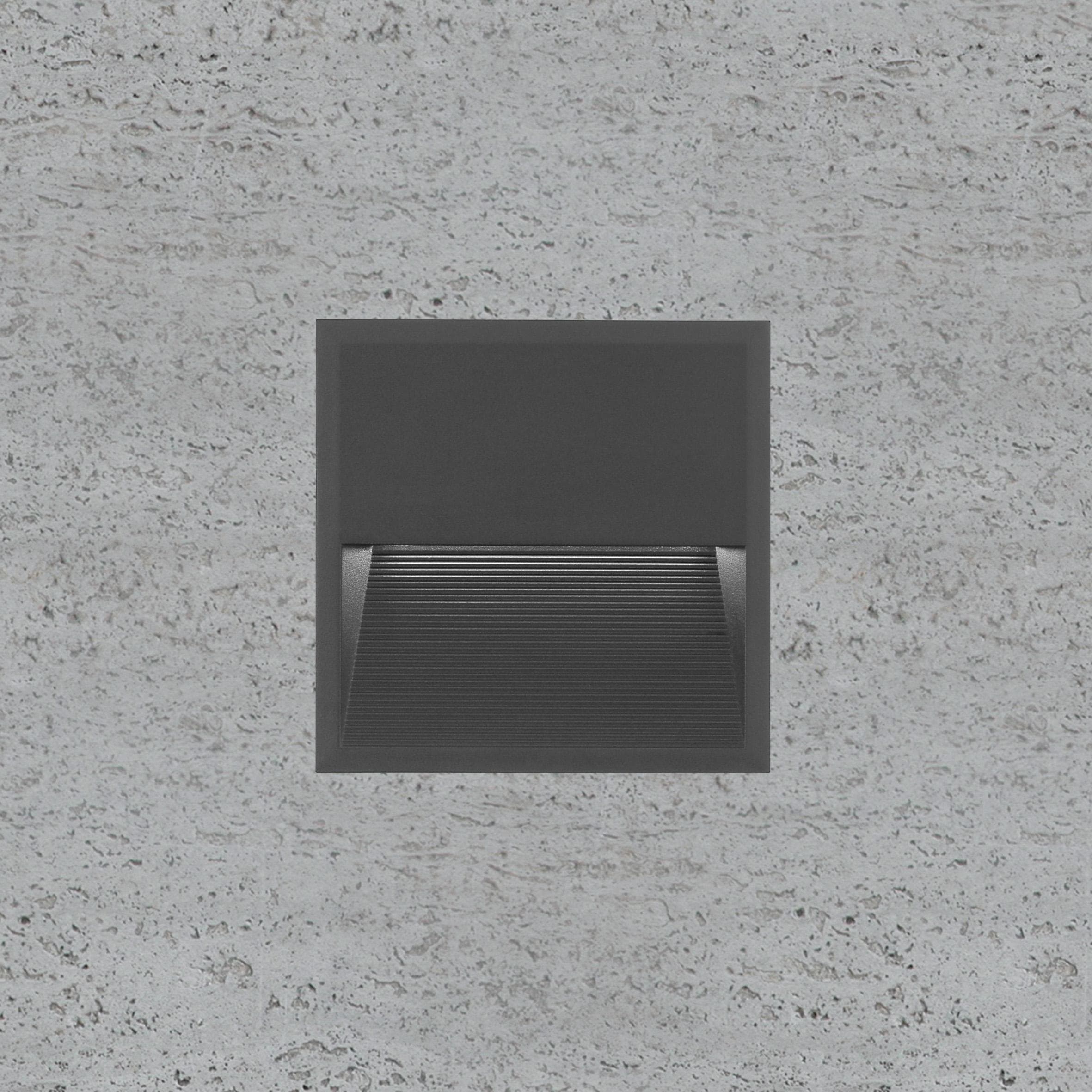 DISANO - Luminaria 1203 POCKET 3 LED 8W CLD RAL9005