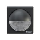 THEBEN - Detector de movimiento para montaje en pared, control de luz, 180°, máx. 12 m, negro, IP 55
