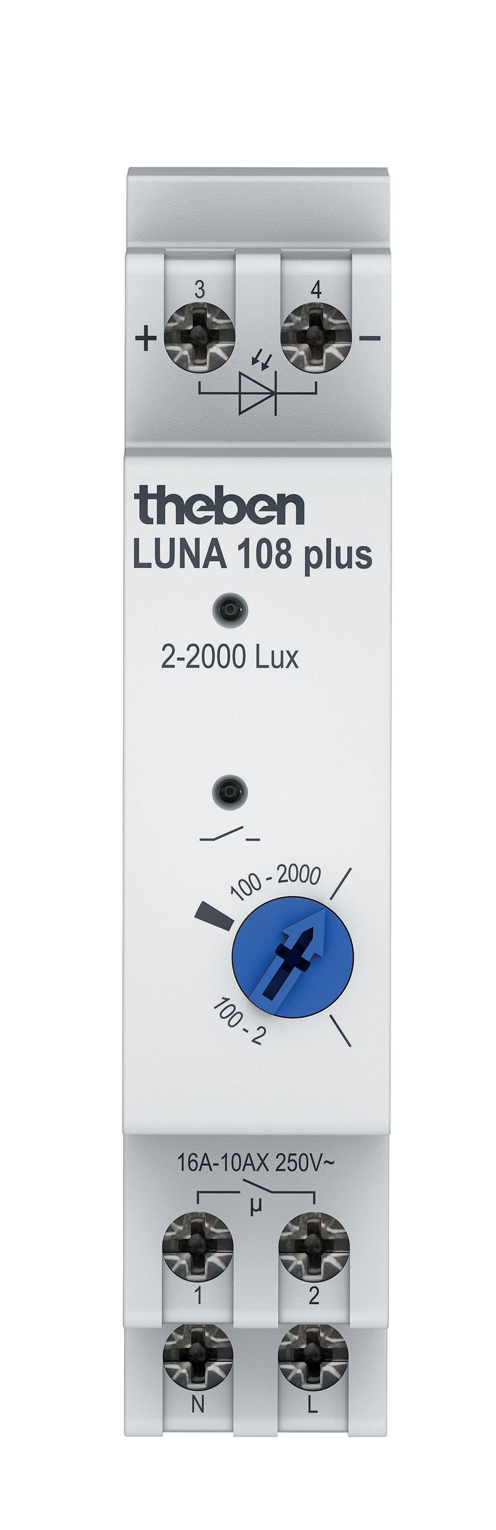 THEBEN - Interruptores crepusculares para carril DIN, sensor de luz de superficie